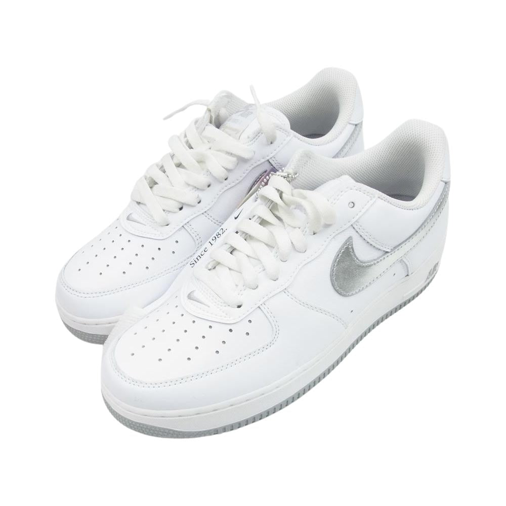 NIKE ナイキ DZ6755-100 AIR FORCE 1 エアフォース ワン LOW RETRO Color of the month カラー オブ ザ マンス シルバー スニーカー ホワイト系 シルバー系 27cm【極上美品】【中古】