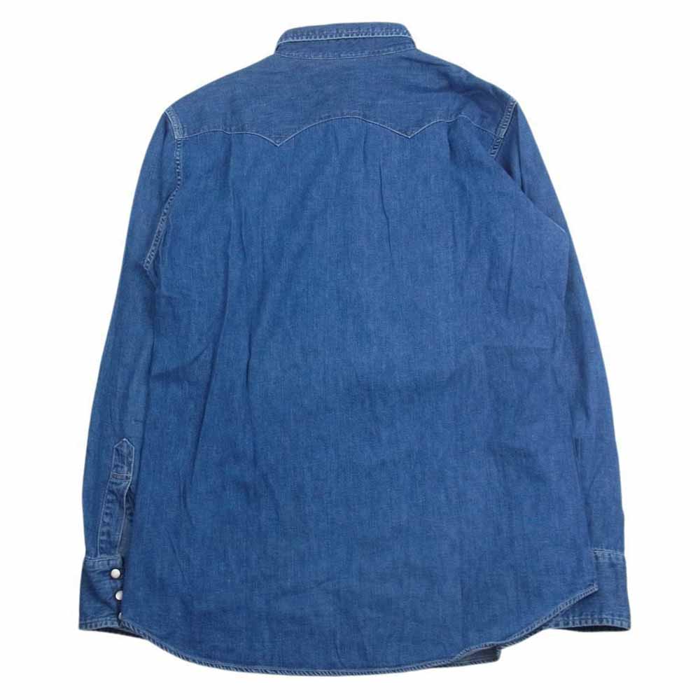orSlow オアスロウ ウエスタン デニム シャツ インディゴブルー系 3【中古】