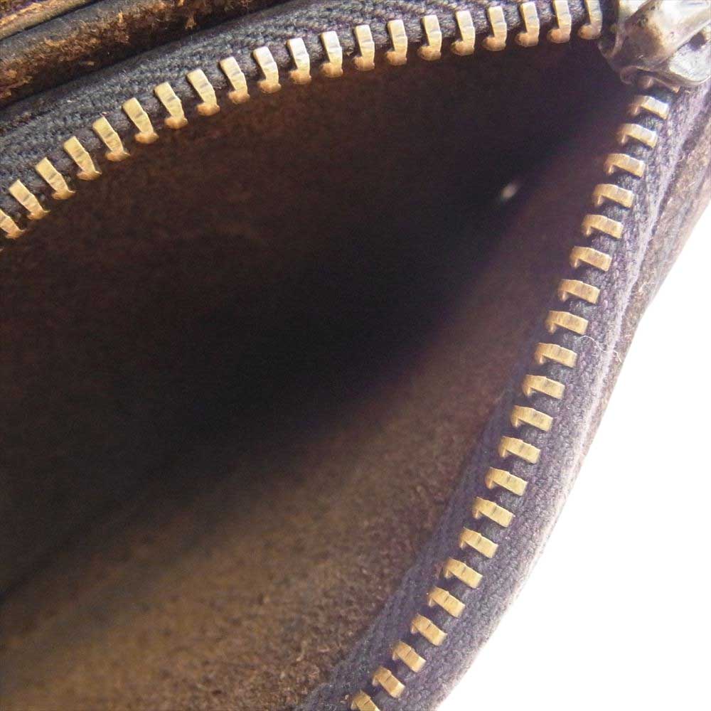 LARRY SMITH ラリースミス TRUCKERS WALLET トラッカーズ ウォレット シェルコンチョ ギャランティカード付属 ブラック系【中古】