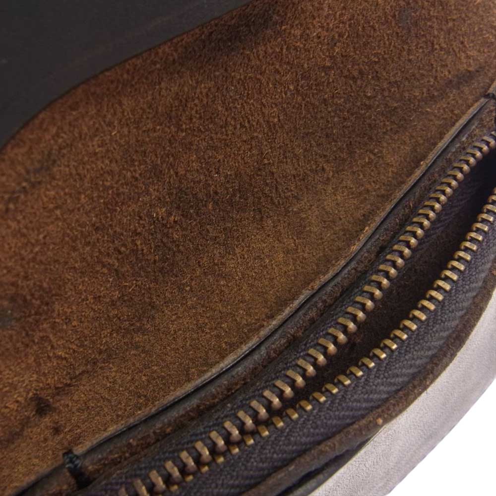 LARRY SMITH ラリースミス TRUCKERS WALLET トラッカーズ ウォレット シェルコンチョ ギャランティカード付属 ブラック系【中古】