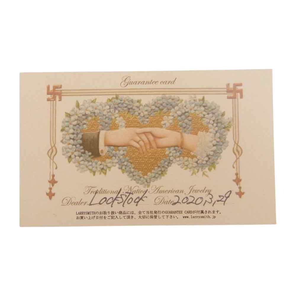 LARRY SMITH ラリースミス TRUCKERS WALLET トラッカーズ ウォレット シェルコンチョ ギャランティカード付属 ブラック系【中古】