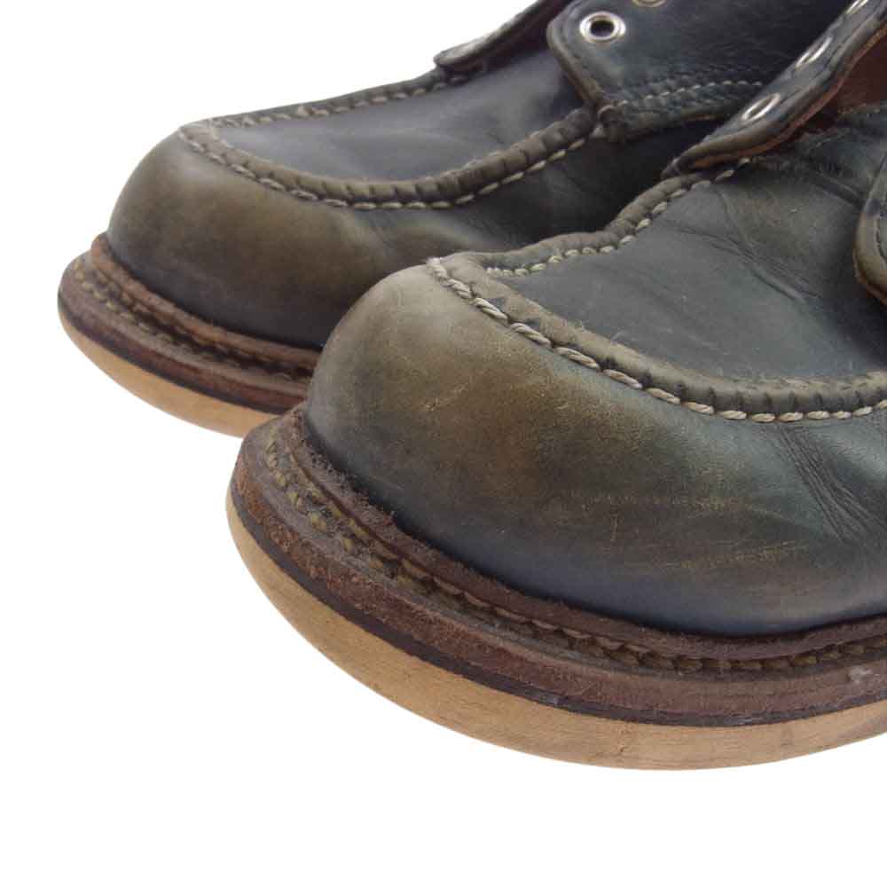 RED WING レッドウィング 8100 Oxford オックスフォード インディゴポーテージ  レザーシューズ カーキ系 27.5cm【中古】