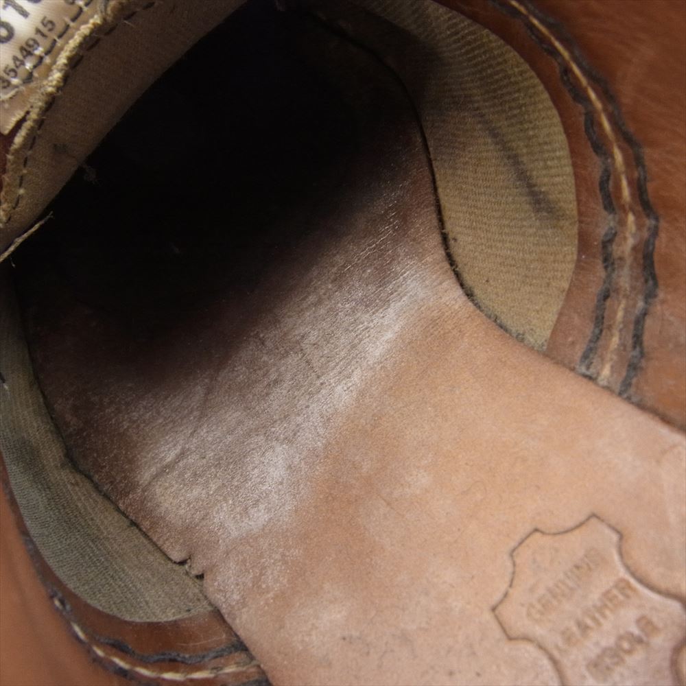 RED WING レッドウィング 8100 Oxford オックスフォード インディゴポーテージ  レザーシューズ カーキ系 27.5cm【中古】