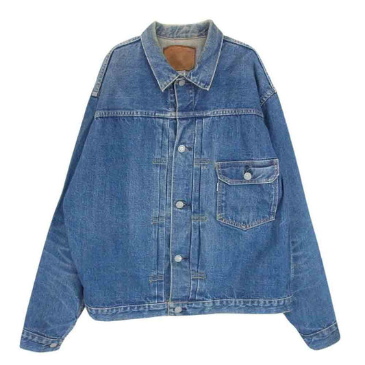 orSlow オアスロウ TYPE1 1st ヴィンテージ ウォッシュ デニムジャケット インディゴブルー系 XL【中古】