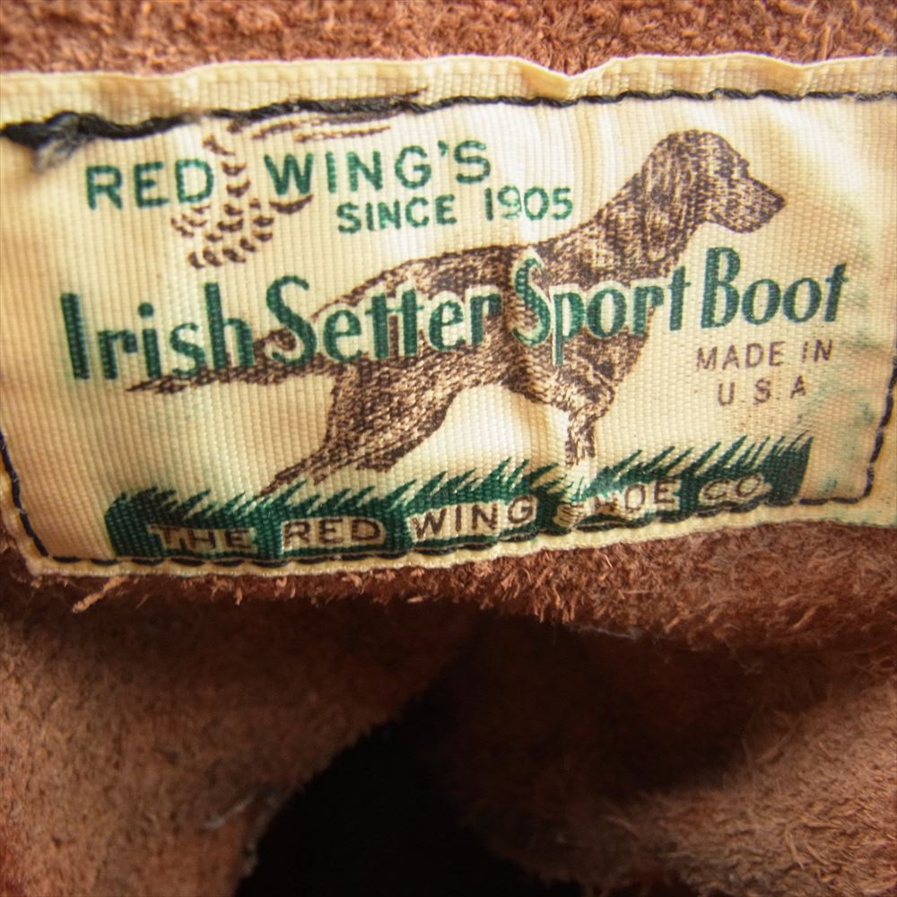 RED WING レッドウィング 877  8-INCH CLASSIC MOC ORO-LEGACY アイリッシュセッター ワークブーツ 四角犬タグ ※靴ひもなし ブラウン系 US10.5【中古】