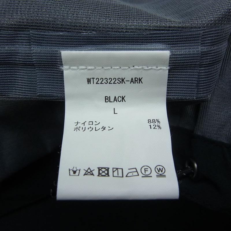 WILDTHINGS ワイルドシングス WT22322SK-ARK ARKnets アークネッツ 別注 Military Jacket  ミリタリー ジャケット ナイロン ジャケット ブラック系 L【美品】【中古】