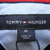 TOMMY HILFIGER トミーヒルフィガー フロント刺繍ロゴ スウェットパーカー ブラック系 M【美品】【中古】