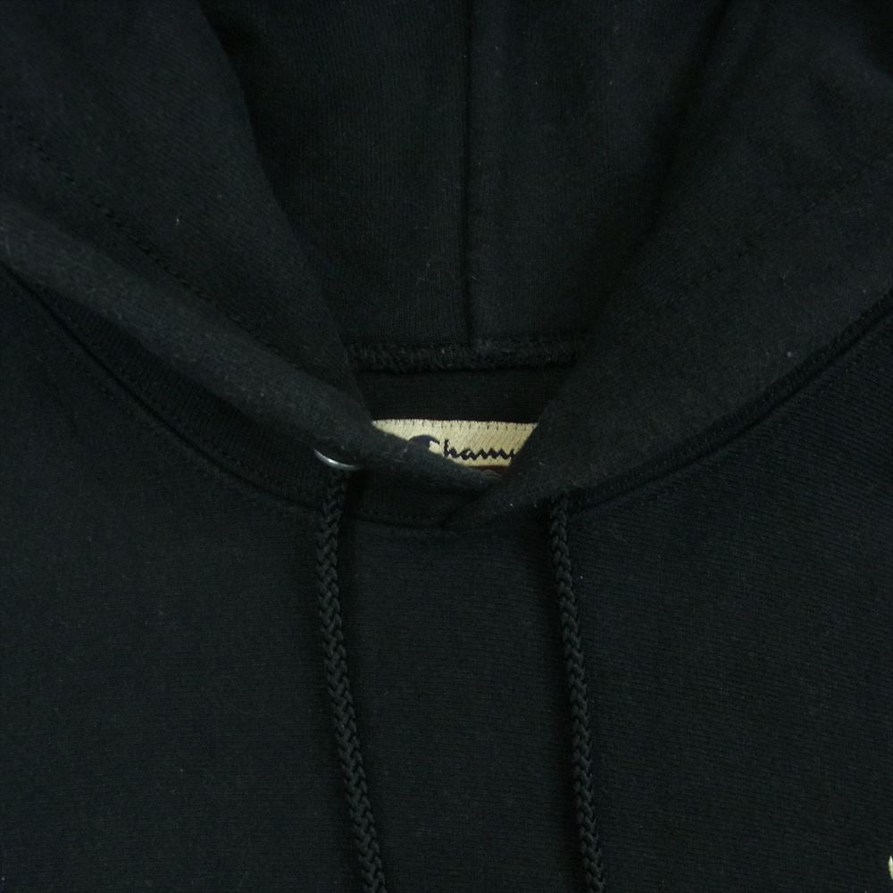 Champion チャンピオン PREMIUM REVERSE WEAVE プレミアムリバースウィーブ スウェット プルオーバー パーカー ブラック系 S【中古】