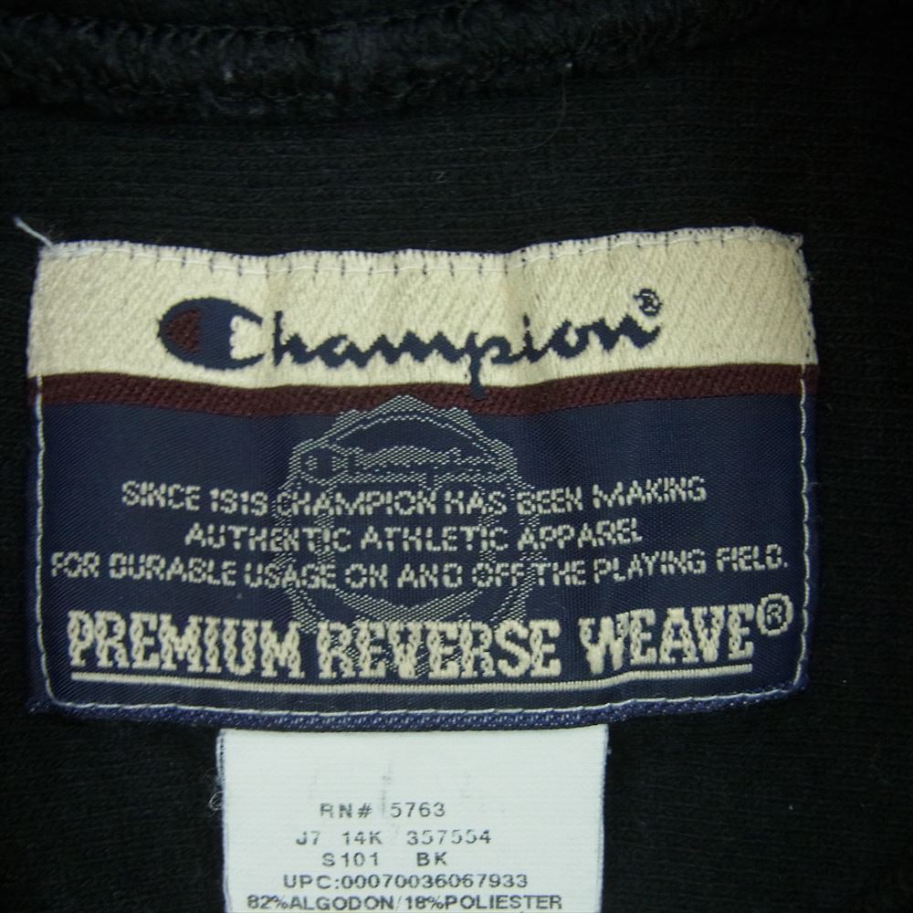 Champion チャンピオン PREMIUM REVERSE WEAVE プレミアムリバースウィーブ スウェット プルオーバー パーカー ブラック系 S【中古】