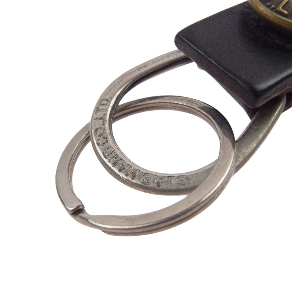 GLADHAND & Co. グラッドハンド スタッズ ベルトループ キーホルダー ブラック系【中古】