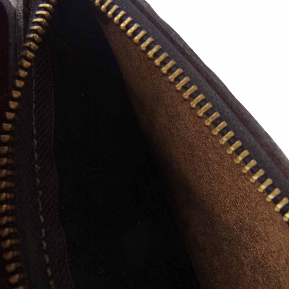 Alfonso OF HOLLYWOOD LEATHER Co. USA USA製 バスケットウェーブウォレット アルフォンソレザー ブラック系【中古】