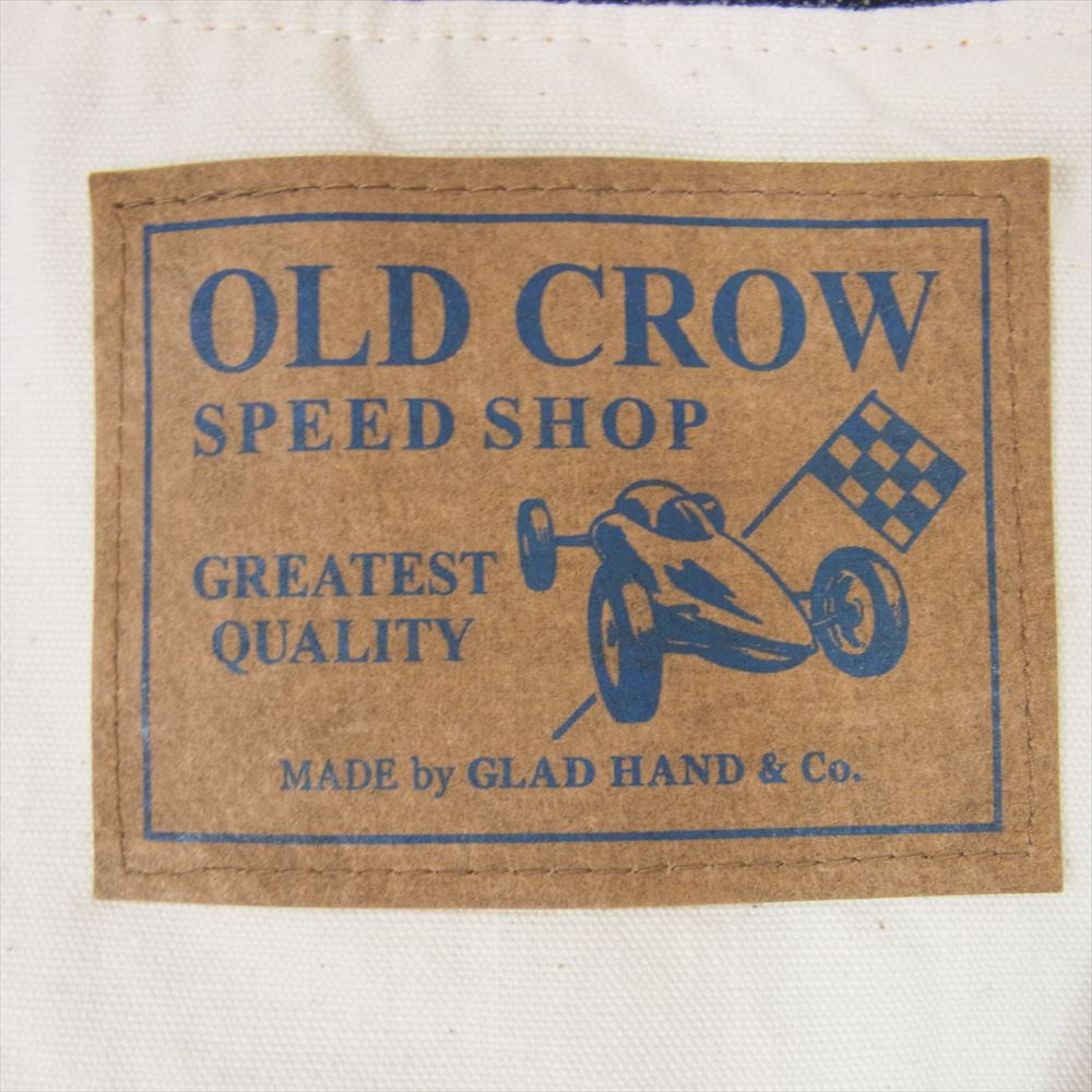オールドクロウ OCW-18-SS-04 OLD RODDER-VEST 刺繍 デニムベスト  インディゴブルー系 S【中古】
