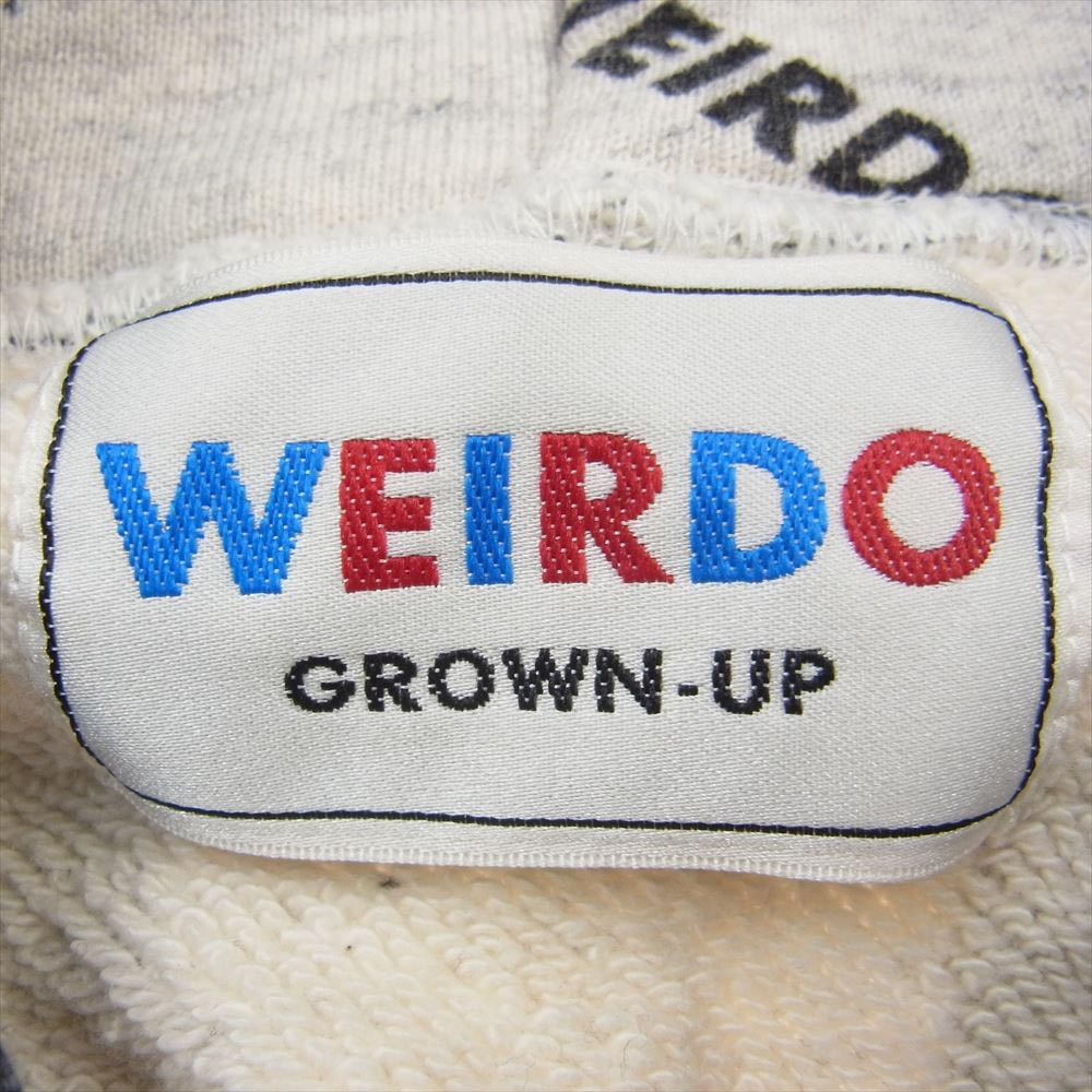 WEIRDO ウィアード WRD-19-AW-12 WRD-19-AW-13 79CHECKER SWEAT HOODIE PANTS SET UP スウェットパーカー パンツ セットアップ グレー系 ブラック系 M【中古】