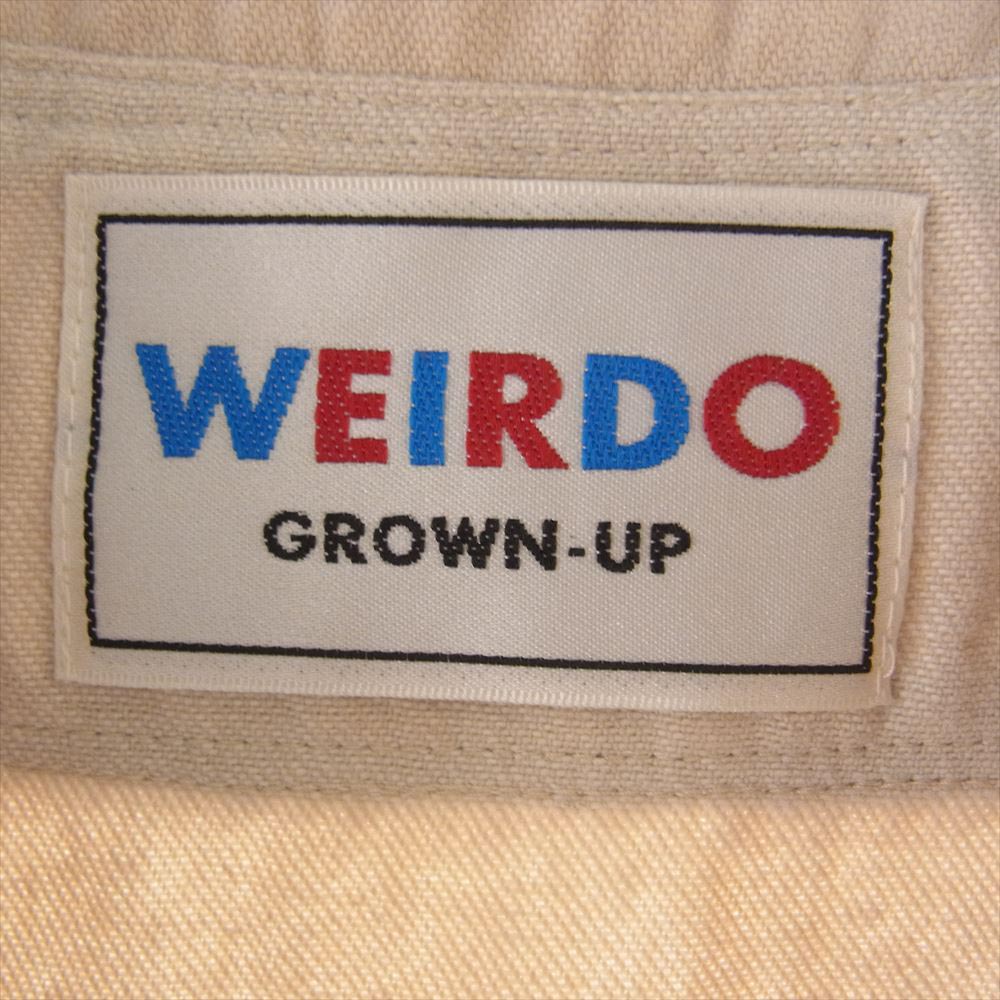 WEIRDO ウィアード WRD-20-AW-13 JUST LOOKING  L/S BASE BALL SHIRTS L/S ベースボール シャツ ベージュ系 S【中古】