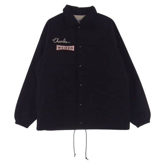 WEIRDO ウィアード  WRD-20-AW-07  HOTROD CRAZY  COACH JACKET コーチ ジャケット ブラック系 S【中古】