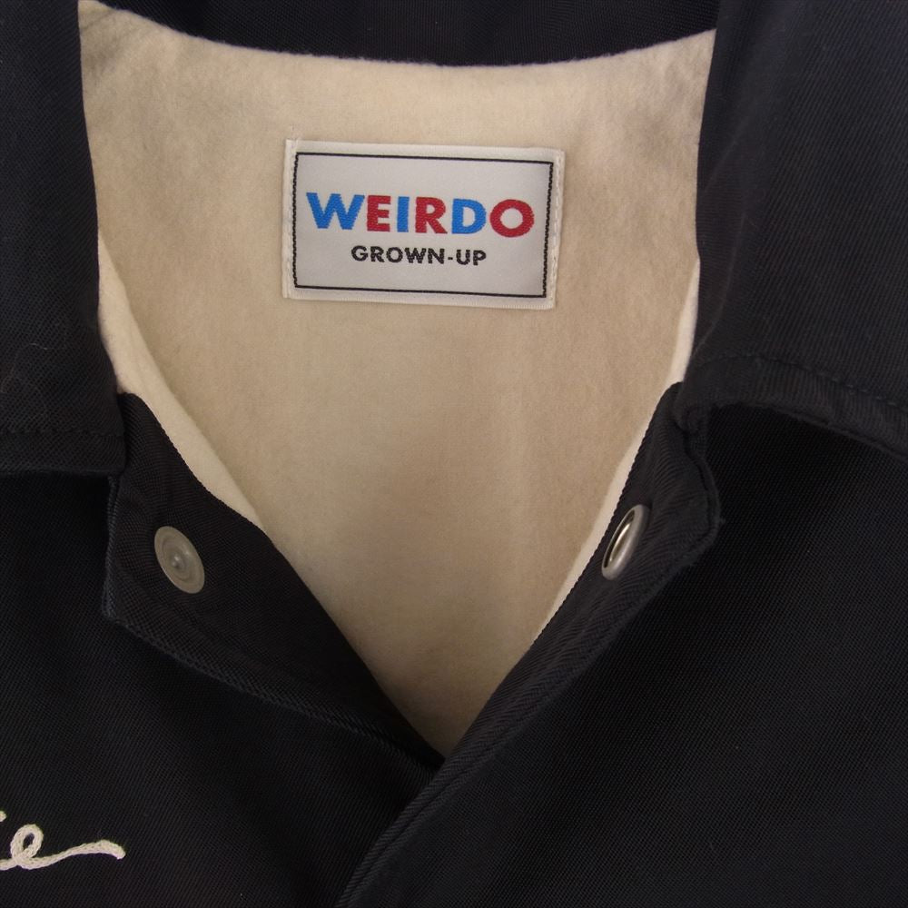 WEIRDO ウィアード  WRD-20-AW-07  HOTROD CRAZY  COACH JACKET コーチ ジャケット ブラック系 S【中古】