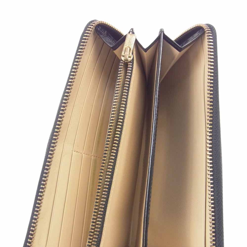 GLADHAND & Co. グラッドハンド × PORTER ポーター BELONGINGS ZIP WALLET ラウンド ファスナー ホースハイド ウオレット  ブラック系【中古】