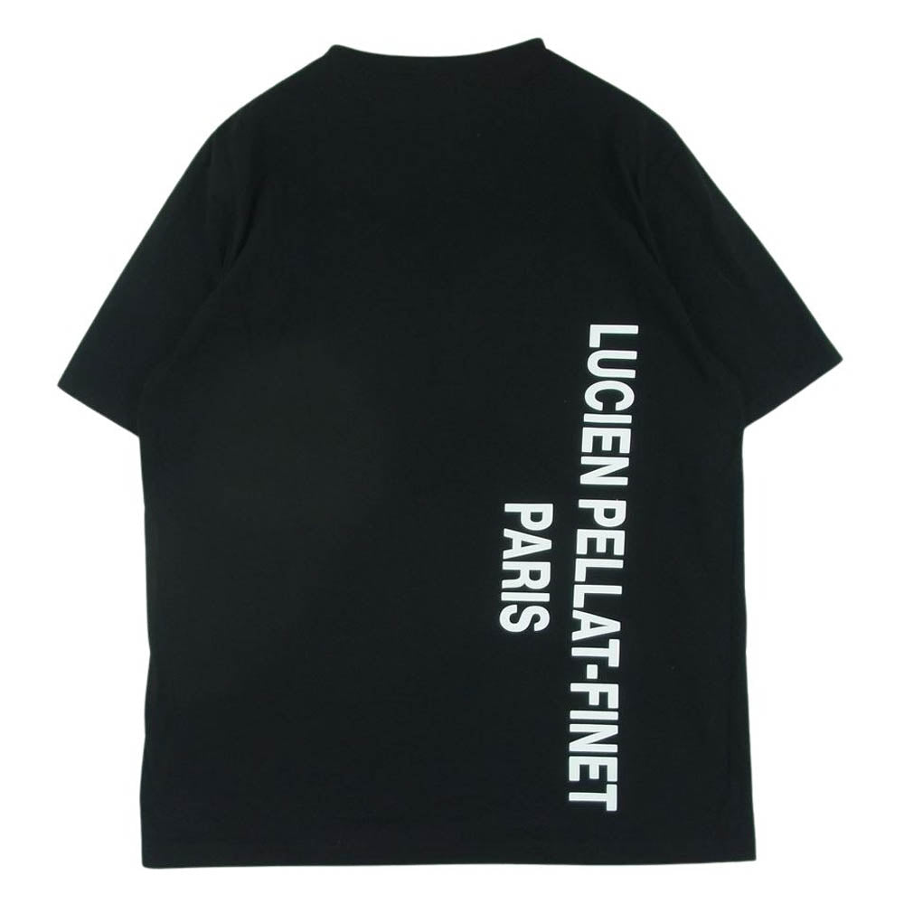 Lucien Pellat-Finet ルシアンペラフィネ LPET-006 ロゴ ポケット 半袖 Tシャツ ブラック系 M【中古】