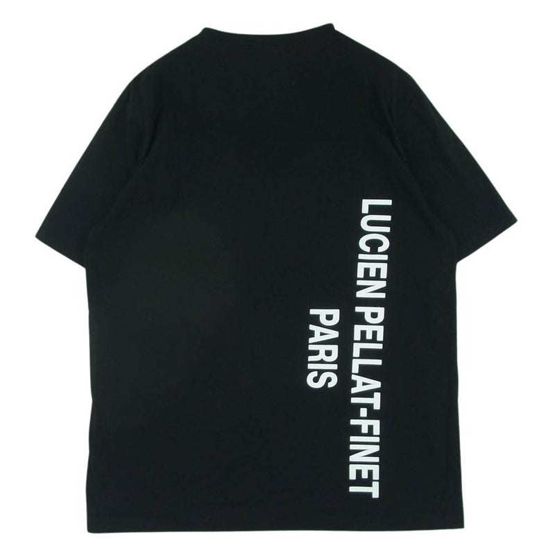 Lucien Pellat-Finet ルシアンペラフィネ LPET-006 ロゴ ポケット 半袖 Tシャツ ブラック系 M【中古】