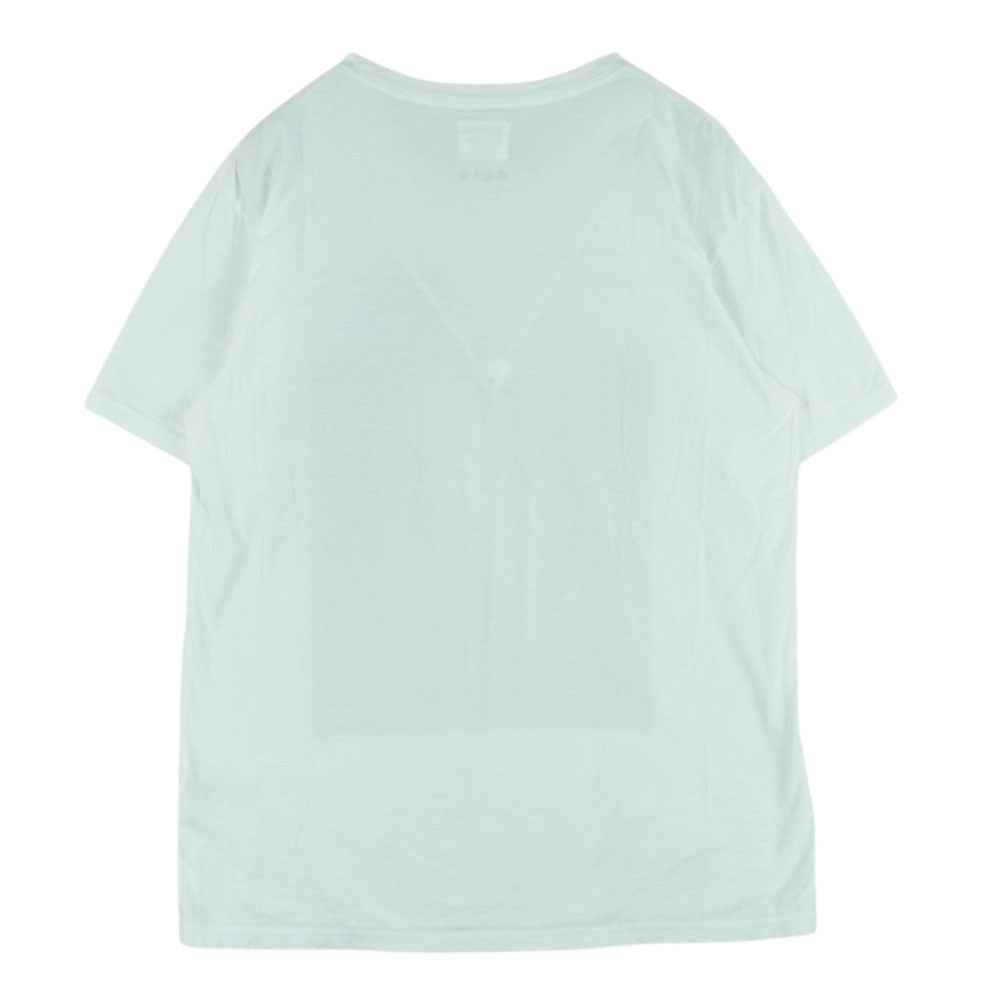 WACKO MARIA ワコマリア 森山大道 プリント 半袖 Tシャツ コットン 日本製 ホワイト系 M【中古】