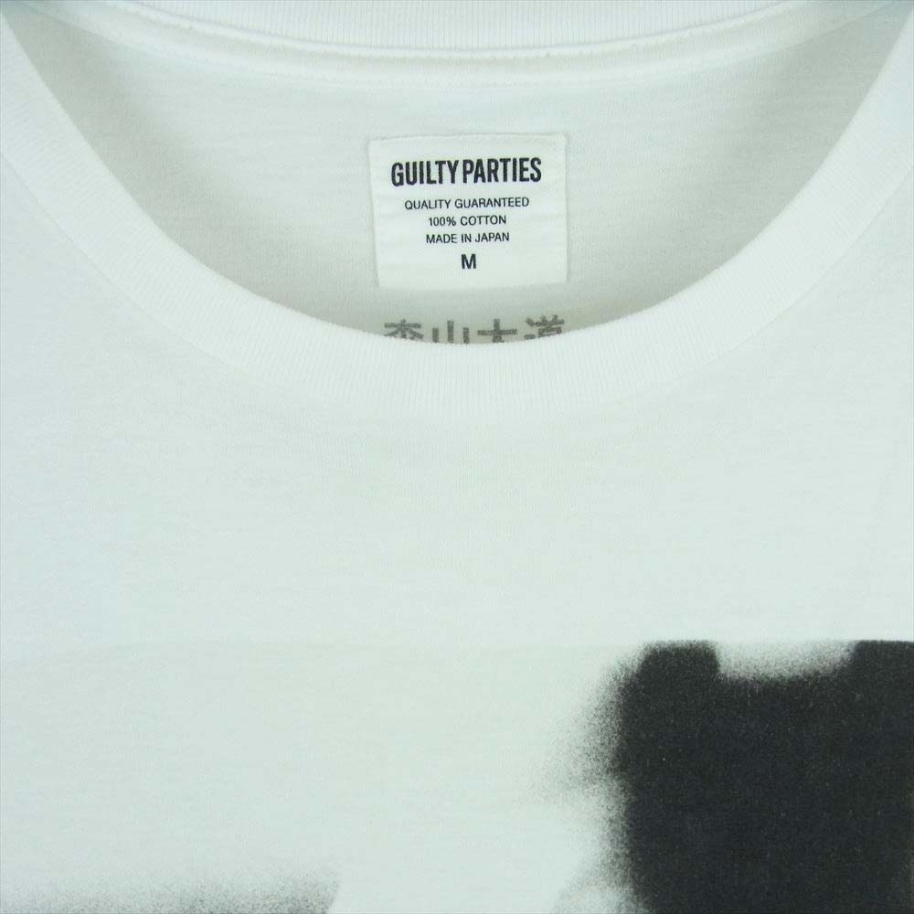 WACKO MARIA ワコマリア 森山大道 プリント 半袖 Tシャツ コットン 日本製 ホワイト系 M【中古】