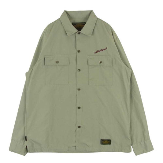 NEIGHBORHOOD ネイバーフッド 20SS 201TSNH-SHM11 CLASSIC WORK/EC-SHIRT.LS クラシック ワーク シャツ 長袖 ベージュ系 M【中古】