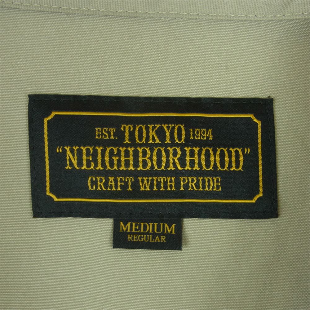 NEIGHBORHOOD ネイバーフッド 20SS 201TSNH-SHM11 CLASSIC WORK/EC-SHIRT.LS クラシック ワーク シャツ 長袖 ベージュ系 M【中古】