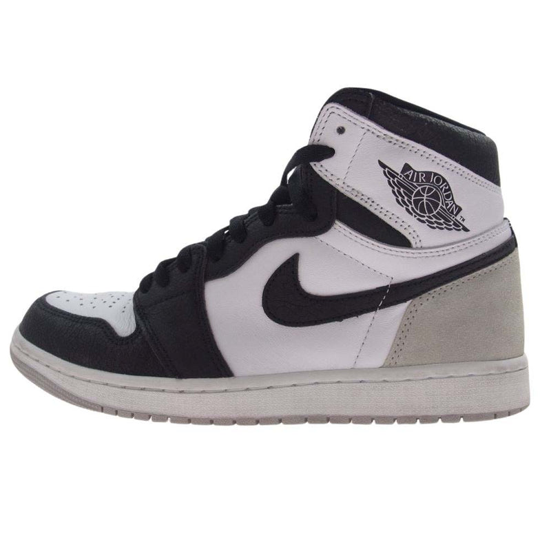 NIKE ナイキ 555088-108 AIR JORDAN 1 RETRO HIGH OG 1 レトロ ハイ オリジナル ハイカット スニーカー ブラック系 ホワイト系 27.0cm【中古】