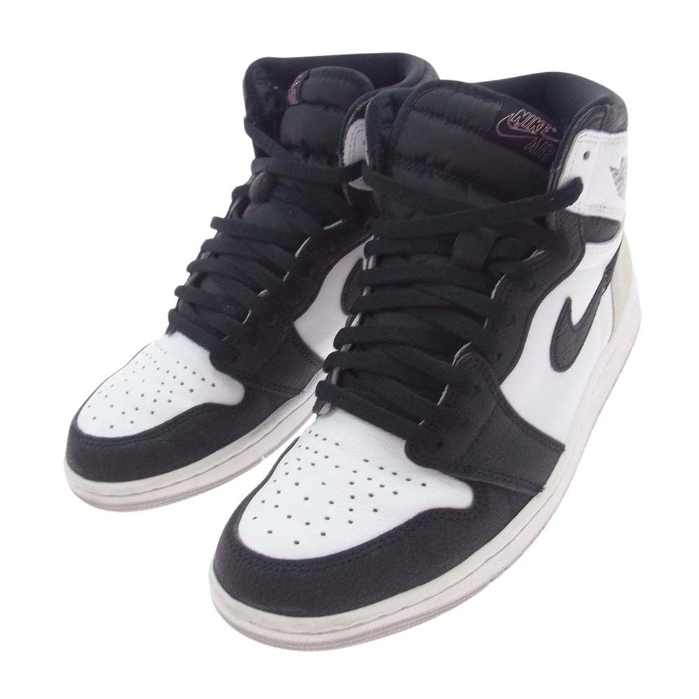 NIKE ナイキ 555088-108 AIR JORDAN 1 RETRO HIGH OG 1 レトロ ハイ オリジナル ハイカット スニーカー ブラック系 ホワイト系 27.0cm【中古】