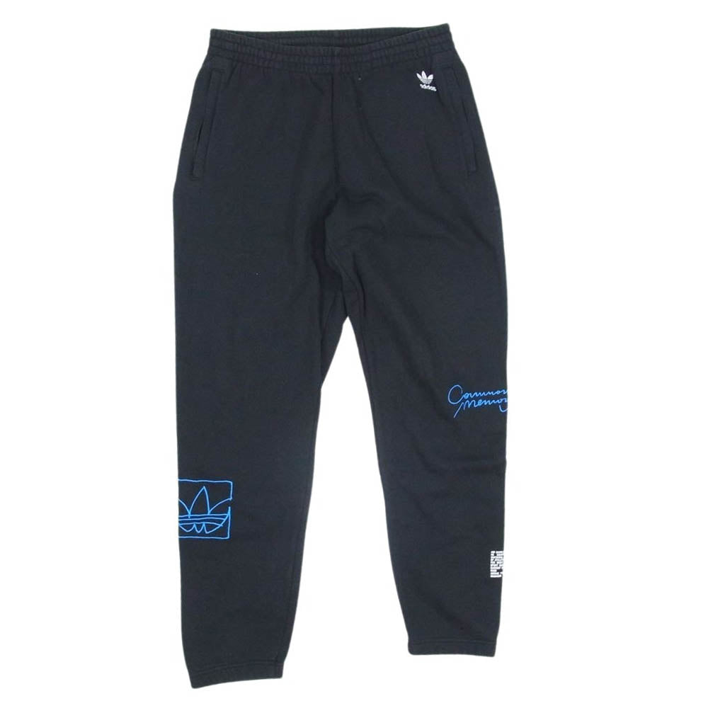 adidas アディダス H13505 アディダスオリジナルス C.M.P. SWEAT PANTS スウェットパンツ 刺繍 ブラック系 2XL【中古】
