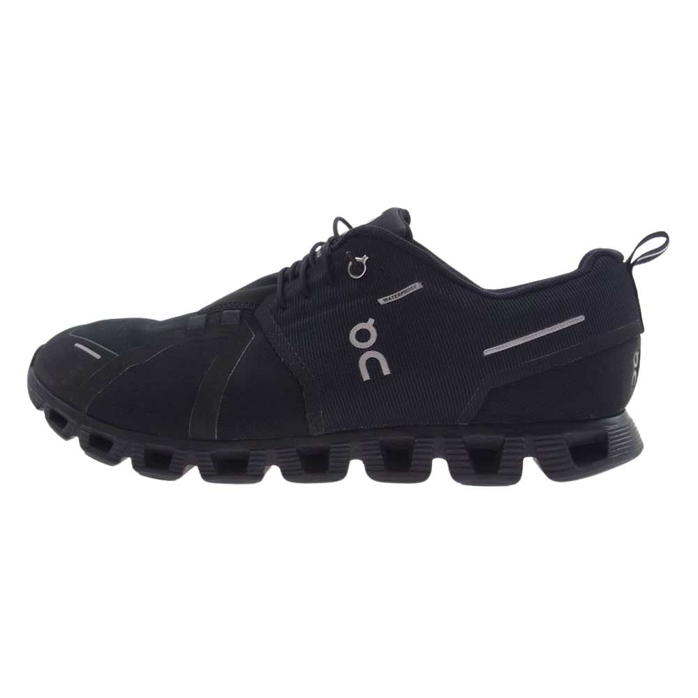 オン 59.98842 Cloud 5 Waterproof クラウド 5 ウォータープルーフ ランニングシューズ ブラック系 28cm【中古】