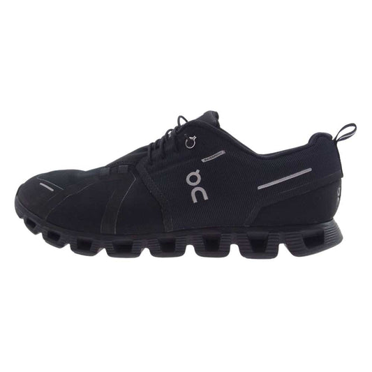 オン 59.98842 Cloud 5 Waterproof クラウド 5 ウォータープルーフ ランニングシューズ ブラック系 28cm【中古】