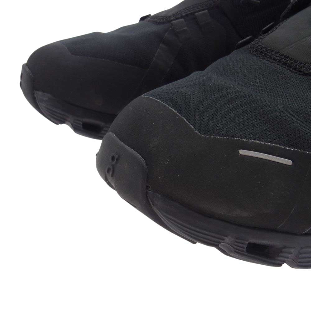 オン 59.98842 Cloud 5 Waterproof クラウド 5 ウォータープルーフ ランニングシューズ ブラック系 28cm【中古】