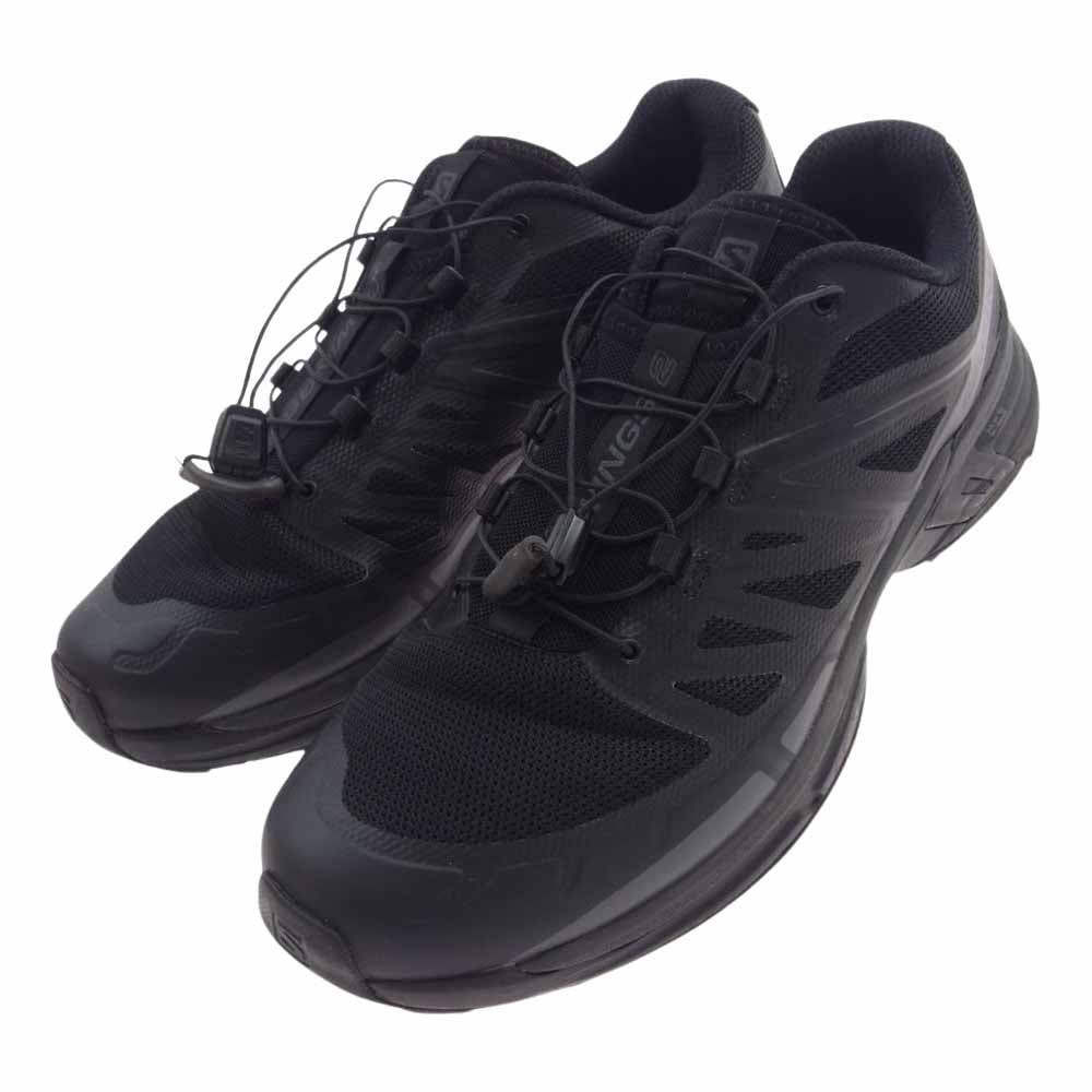 salomon サロモン 410857 XT-WINGS 2 ADV エックスティー ウィングス 2 アドバンスド ローカットスニーカー ブラック系 27.5cm【中古】