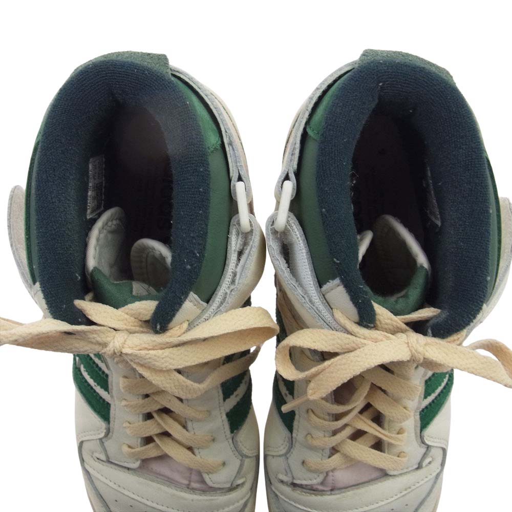 adidas アディダス GW2203 FORUM 84 フォーラム ハイカットスニーカー ホワイト系 グリーン系 27.5ｃｍ【中古】
