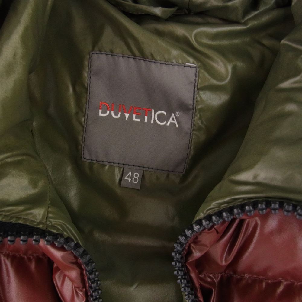 DUVETICA デュベティカ 国内正規品 ARISTEO アリステオ ダウン ベスト  赤茶系 48【中古】