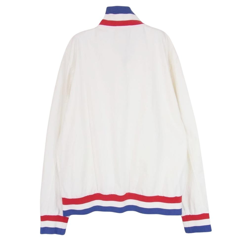 MONCLER モンクレール スプレンダーズ&カンパニータグ トリコロールリブ トラック ジャケット ホワイト系 L【中古】