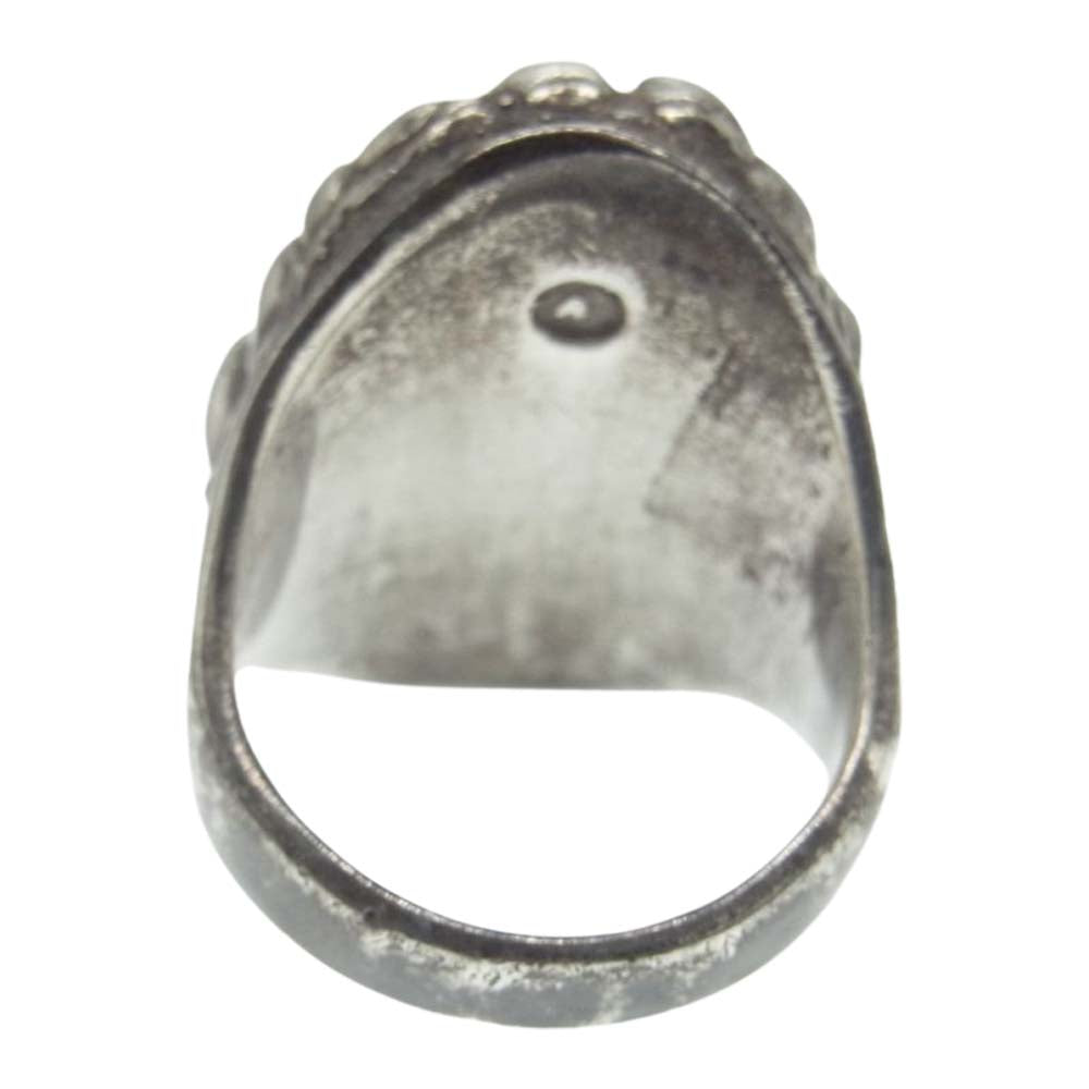 ALEX STREETER アレックスストリーター ANGEL HEART RING ドラゴントゥース エンジェル ハート リング シルバー系 パープル系 18号【中古】