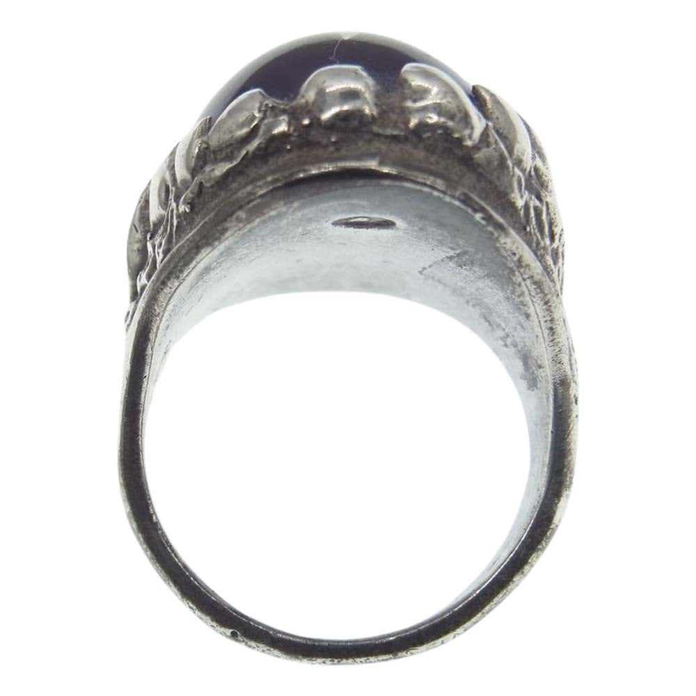 ALEX STREETER アレックスストリーター ANGEL HEART RING ドラゴントゥース エンジェル ハート リング シルバー系 パープル系 18号【中古】