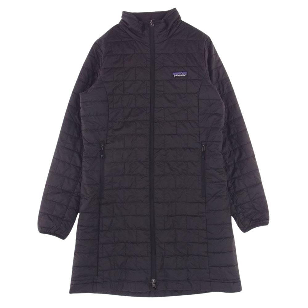 patagonia パタゴニア 20AW 26870 ウィメンズ ナノパフ パーカ 中綿 コート ブラック系 M【中古】