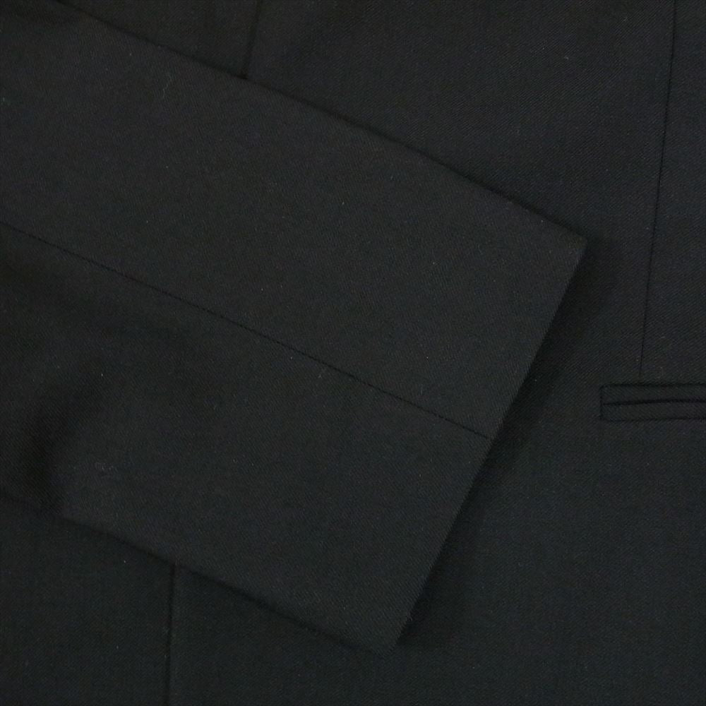 theory セオリー 2304105 LINDRAYIA ボタンレス ウール ノーカラー ジャケット ブラック系 10【美品】【中古】