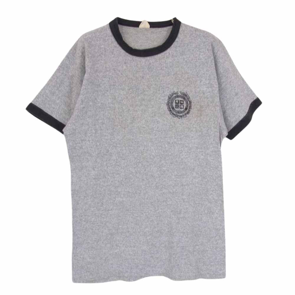 Champion チャンピオン Vintage ヴィンテージ 60s C中ランタグ RN26094 CALIFORNIA STATE リンガーネック 霜降り 半袖 クルーネック Tシャツ グレー系 M【中古】