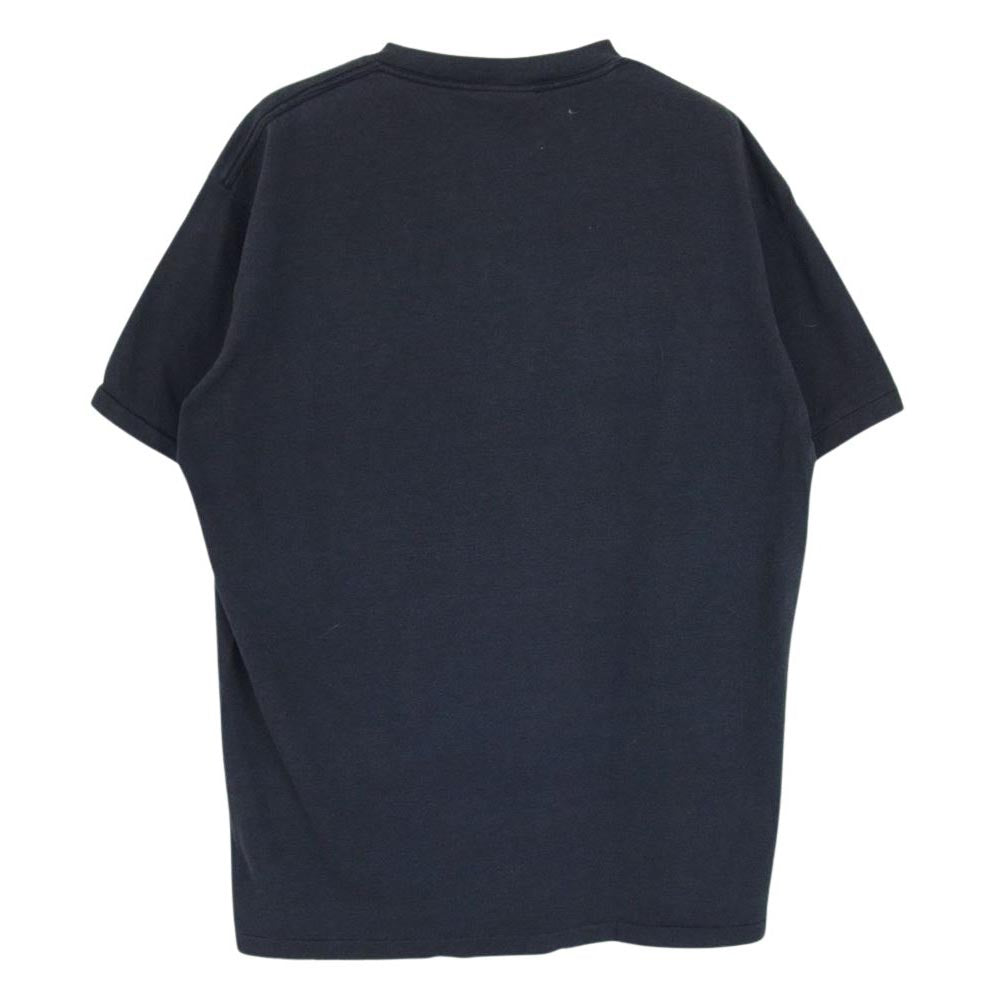 NIKE ナイキ Vintage ヴィンテージ 80s 紺色タグ AIR JORDAN エアジョーダン ウイングロゴ プリント 半袖 Tシャツ ネイビー系 XL【中古】