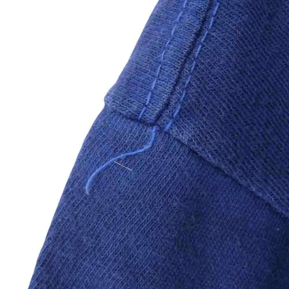 Champion チャンピオン Vintage ヴィンテージ 70s バータグ後期 プリント 半袖 Tシャツ ブルー系 L【中古】