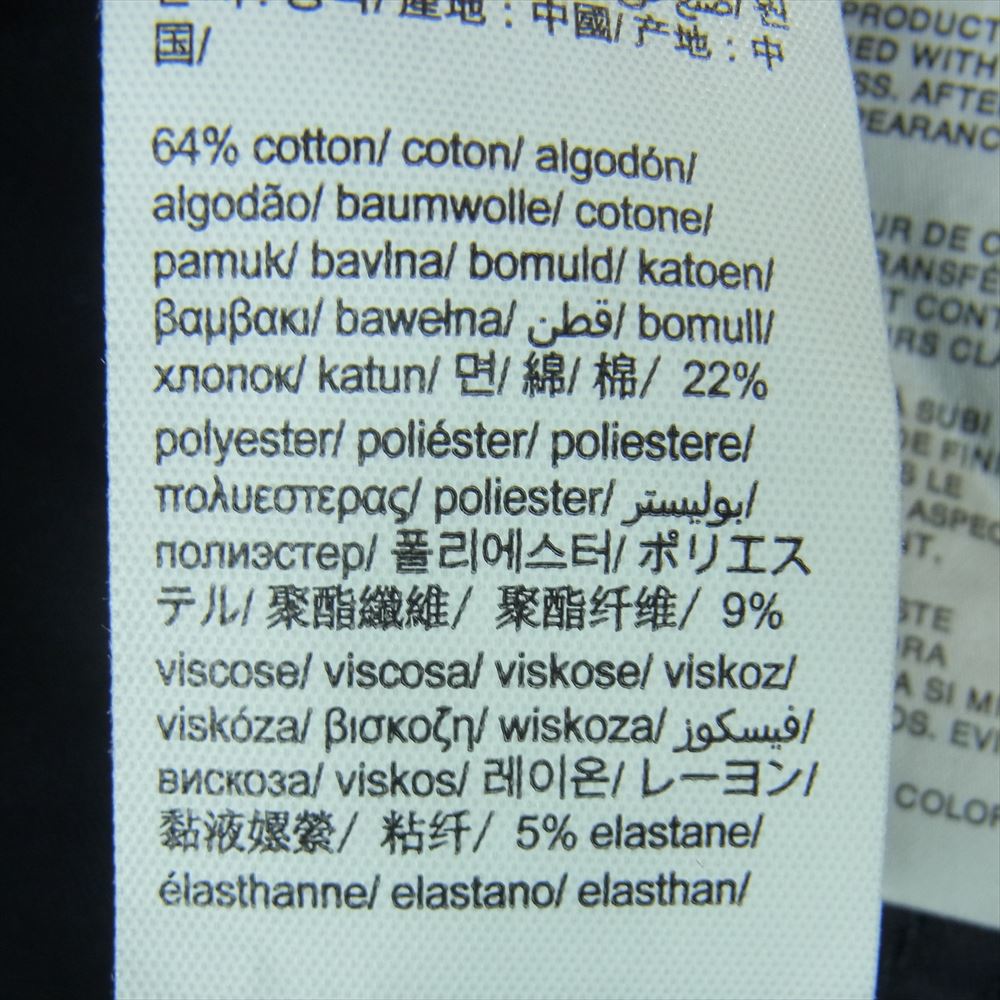 カルバンクラインジーンズ J324485 ストレート パンツ ワンポイント ロゴ ストレッチ ブラック系 W33 L32【中古】