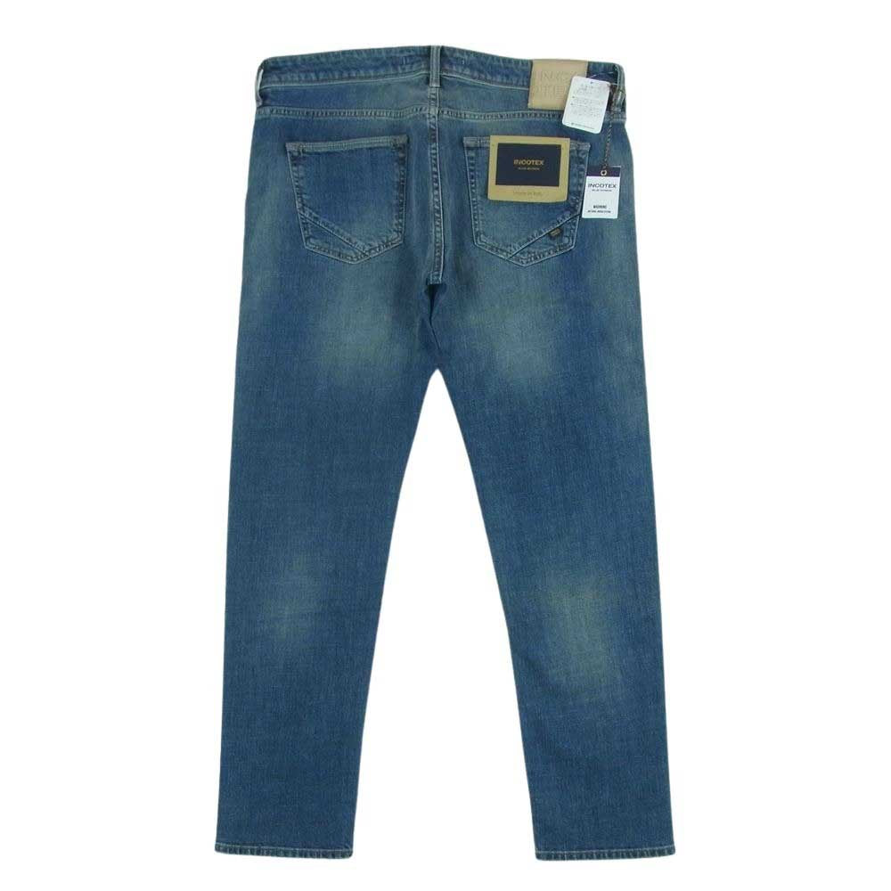 INCOTEX インコテックス 2615 BLUE DIVISION ブルーディヴィジョン ストレッチ デニム パンツ キーリング付き インディゴブルー系 34【新古品】【未使用】【中古】