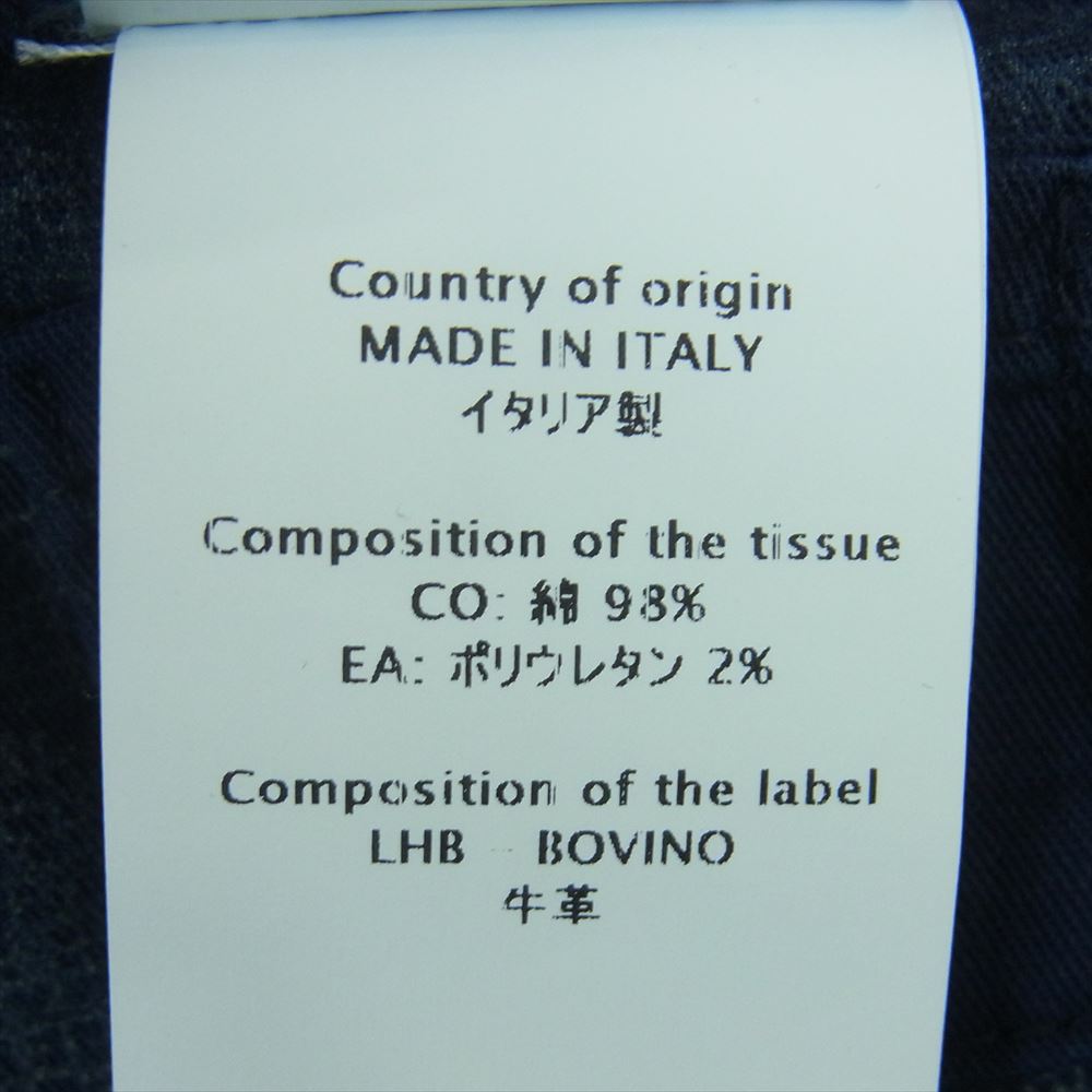 INCOTEX インコテックス 2615 BLUE DIVISION ブルーディヴィジョン ストレッチ デニム パンツ キーリング付き インディゴブルー系 34【新古品】【未使用】【中古】
