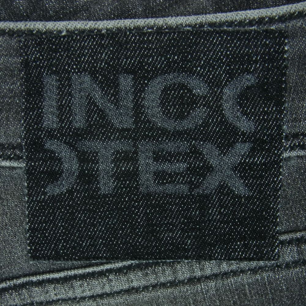 INCOTEX インコテックス 2877 BLUE DIVISION ブルーディヴィジョン ヴィンテージ ウォッシュ スリム テーパード デニム パンツ グレー系 33【新古品】【未使用】【中古】