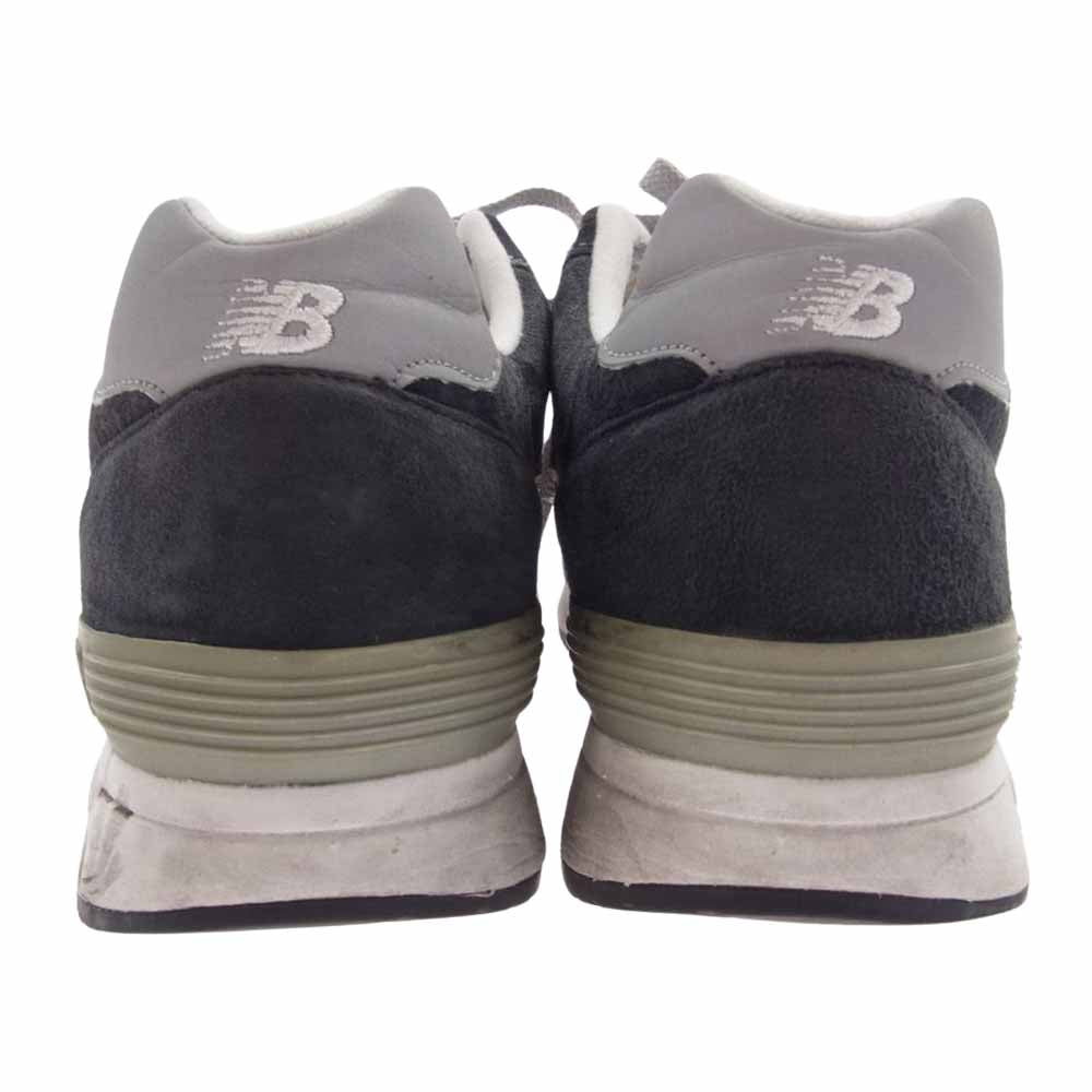 NEW BALANCE ニューバランス USA製 M1400NV スエード ローカット スニーカー グレー系 28.5cm【中古】