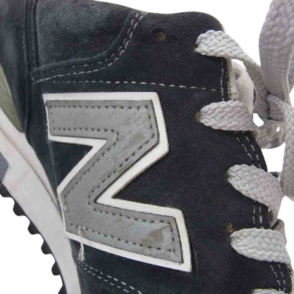 NEW BALANCE ニューバランス USA製 M1400NV スエード ローカット スニーカー グレー系 28.5cm【中古】